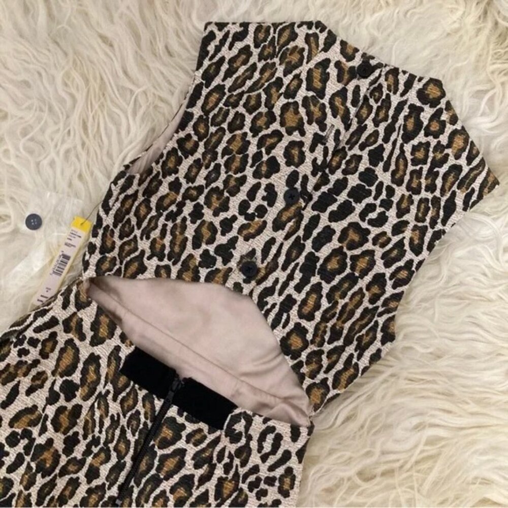 ALICE + OLIVIA Animal Print Mini Dress - Picture 16 of 16